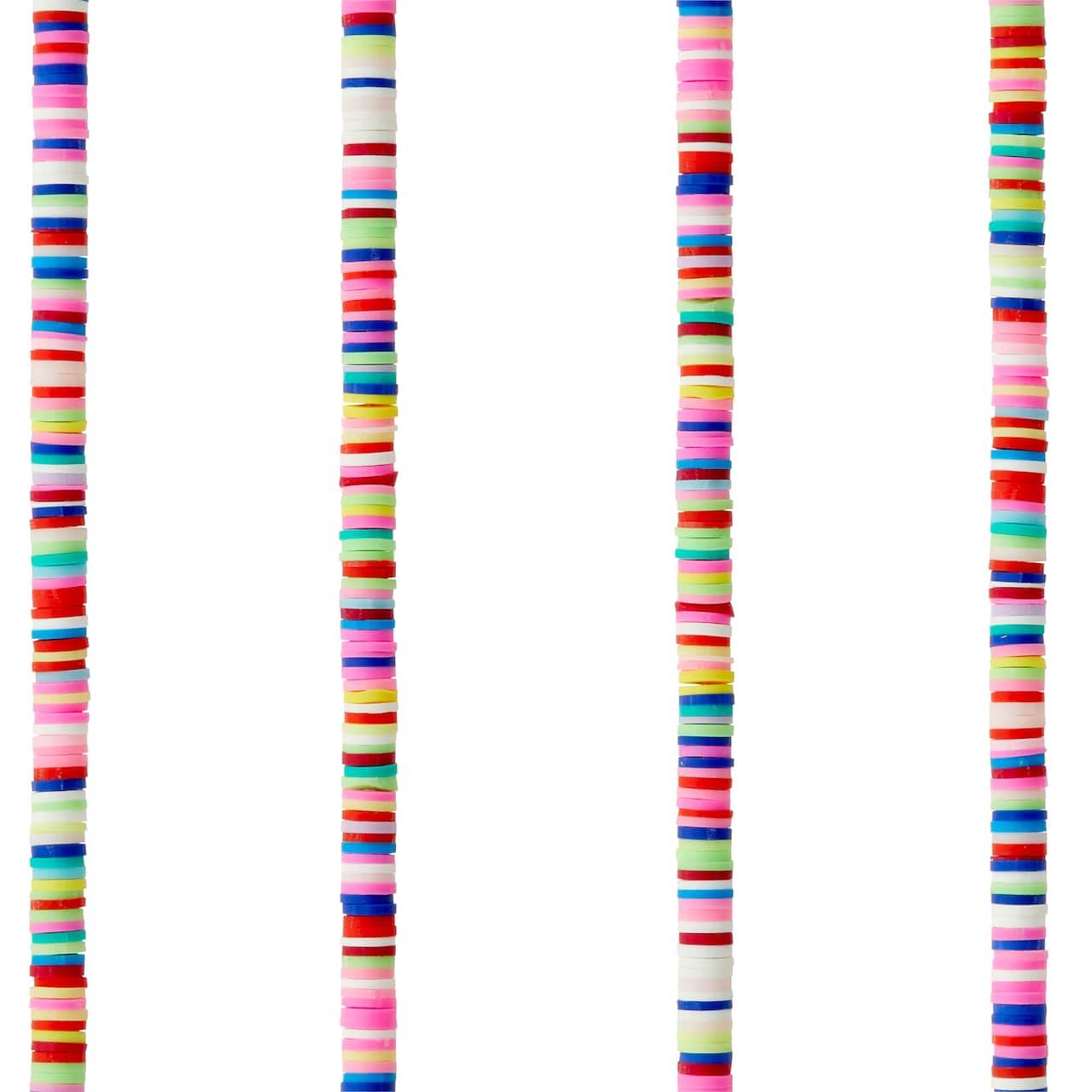 Bright Heishi Polymer Clay Beads, 6mm by Bead Landing™